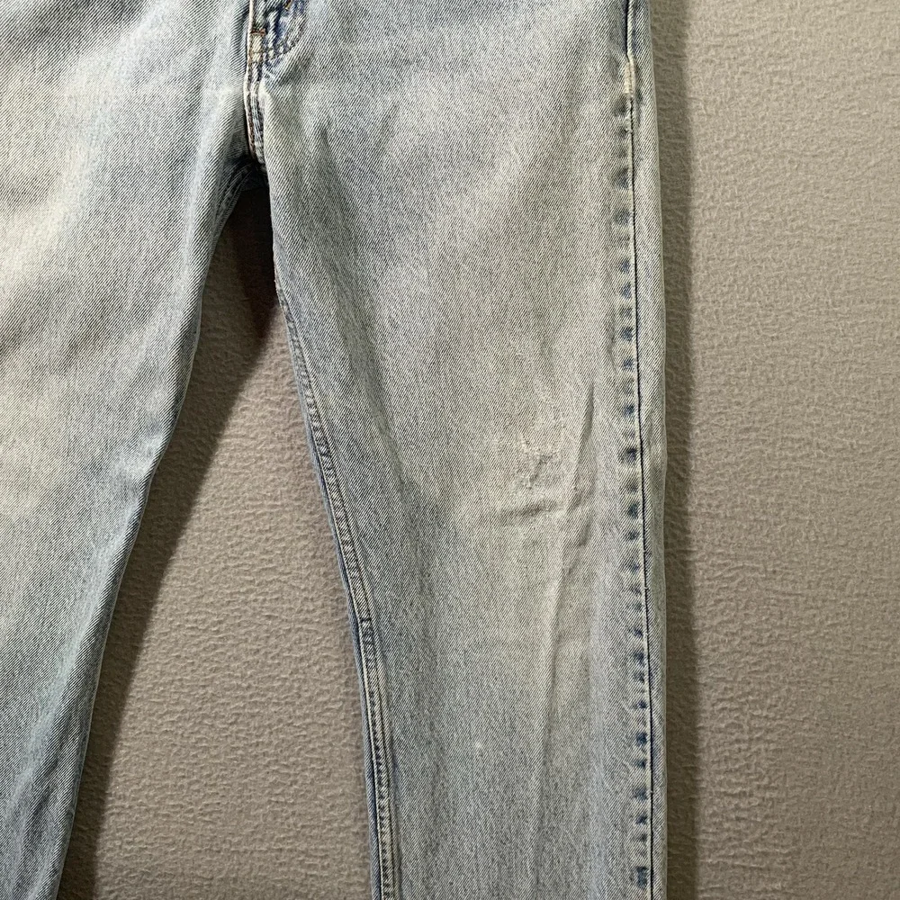 Vtg 80s Levi's 505 Orange Tab Jeans 33x30 Made in USA Faded Distressed